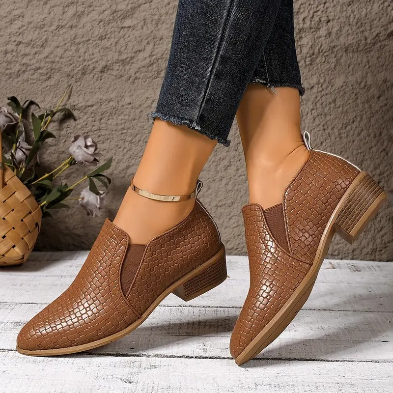 Émerence - Chaussures Oxford orthopédiques en cuir