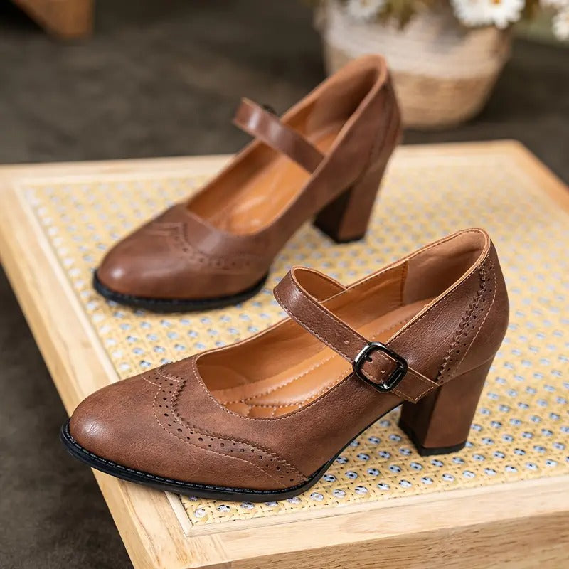 Canelle - Chaussures orthopédiques en cuir élégantes