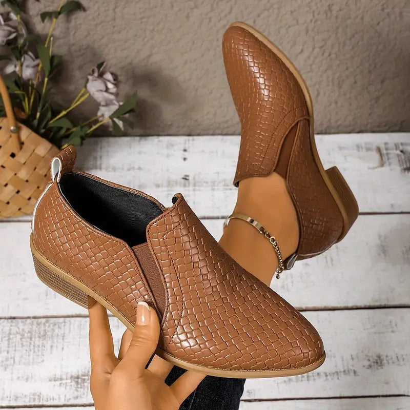 Émerence - Chaussures Oxford orthopédiques en cuir