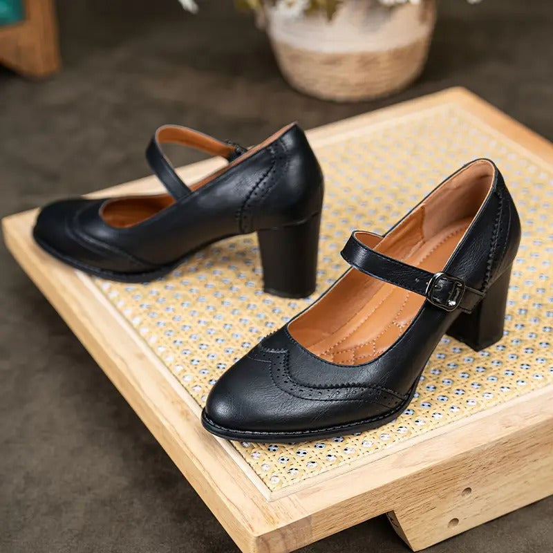 Canelle - Chaussures orthopédiques en cuir élégantes
