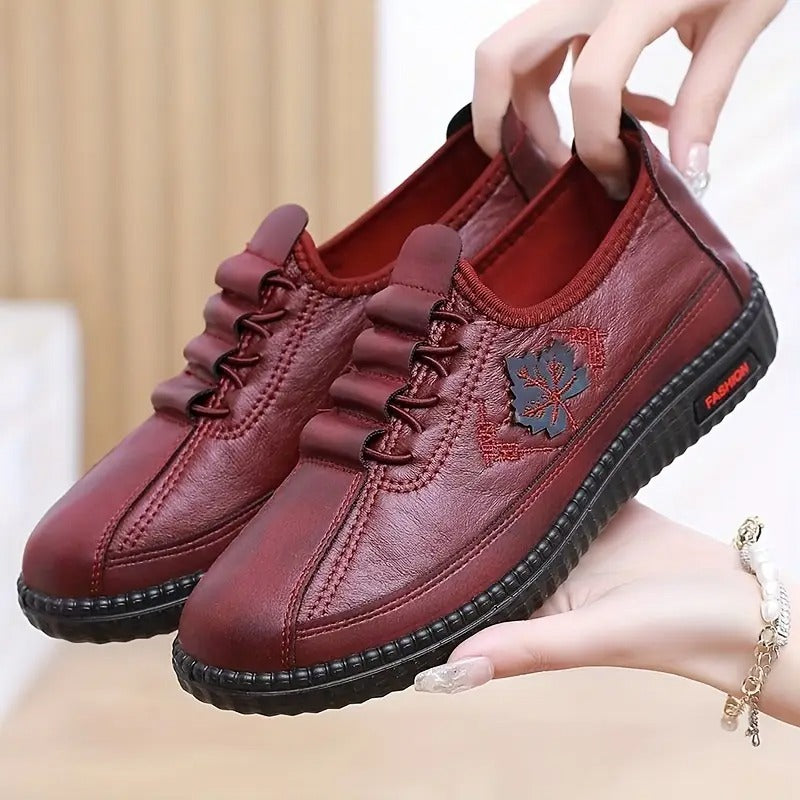 Pomme – Chaussures orthopédiques en cuir pour femme