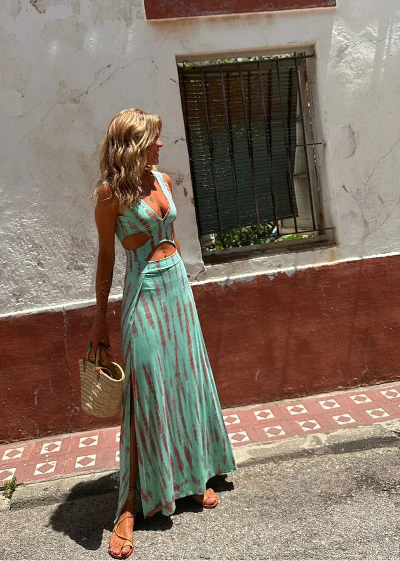Maëlle – Robe longue tie dye estivale