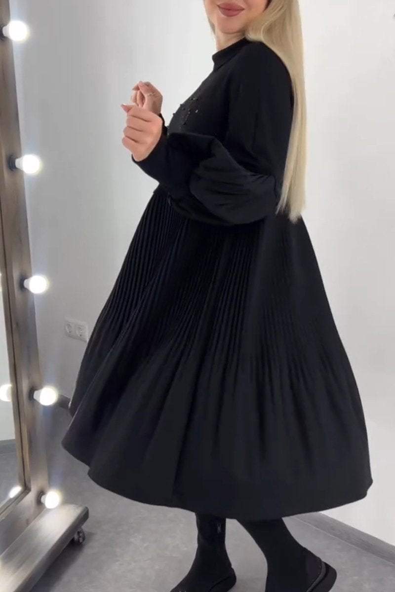 Clothilde - Robe plissée élégante