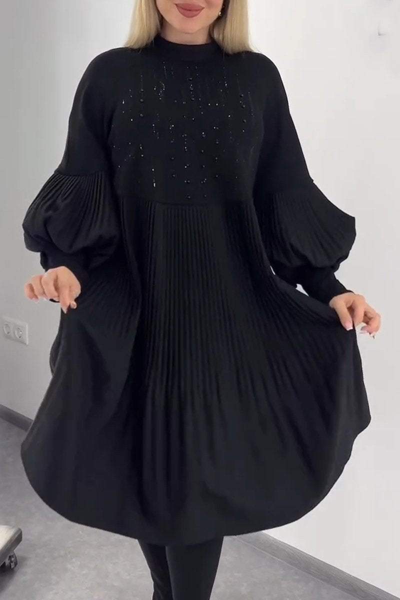 Clothilde - Robe plissée élégante