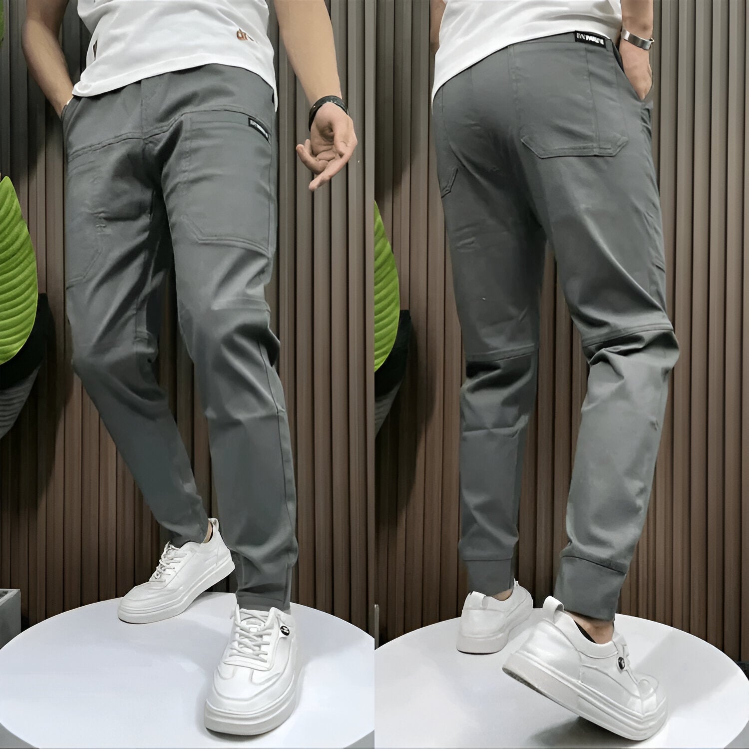 Matteo – Pantalon cargo stretch premium (1+1 GRATUIT)