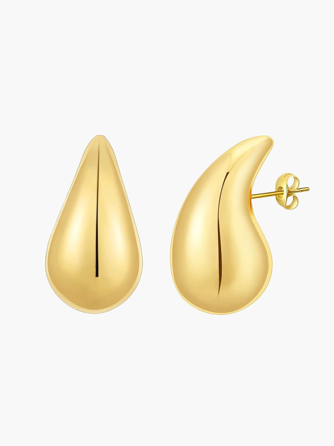 Boucles d'oreilles Hailey plaquées or 14 carats