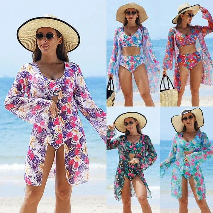 Thalya – Bikini 3 pièces avec tunique légère